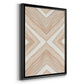 Diametric Clementine II - Modern Framed Canvas Print