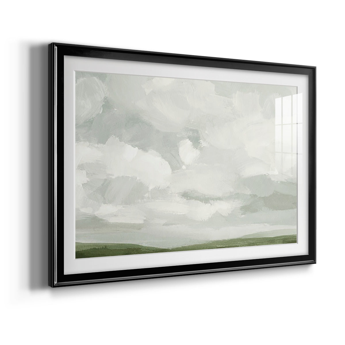 Gray Stone Sky IV Premium Framed Print - Ready to Hang