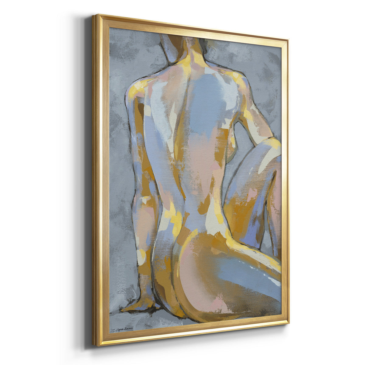 Grey Maiden II -  Framed Canvas Print