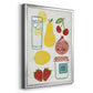 Sunday Picnic - Modern Framed Canvas Print