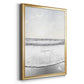 Serene Shore - Modern Framed Canvas Print