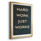 Bro-Inspo I - Modern Framed Canvas Print