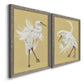 Heron Plumage V - Premium Framed Canvas 2 Piece Set - Ready to Hang