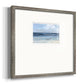 Beach Trio Premium Framed Print Double Matboard