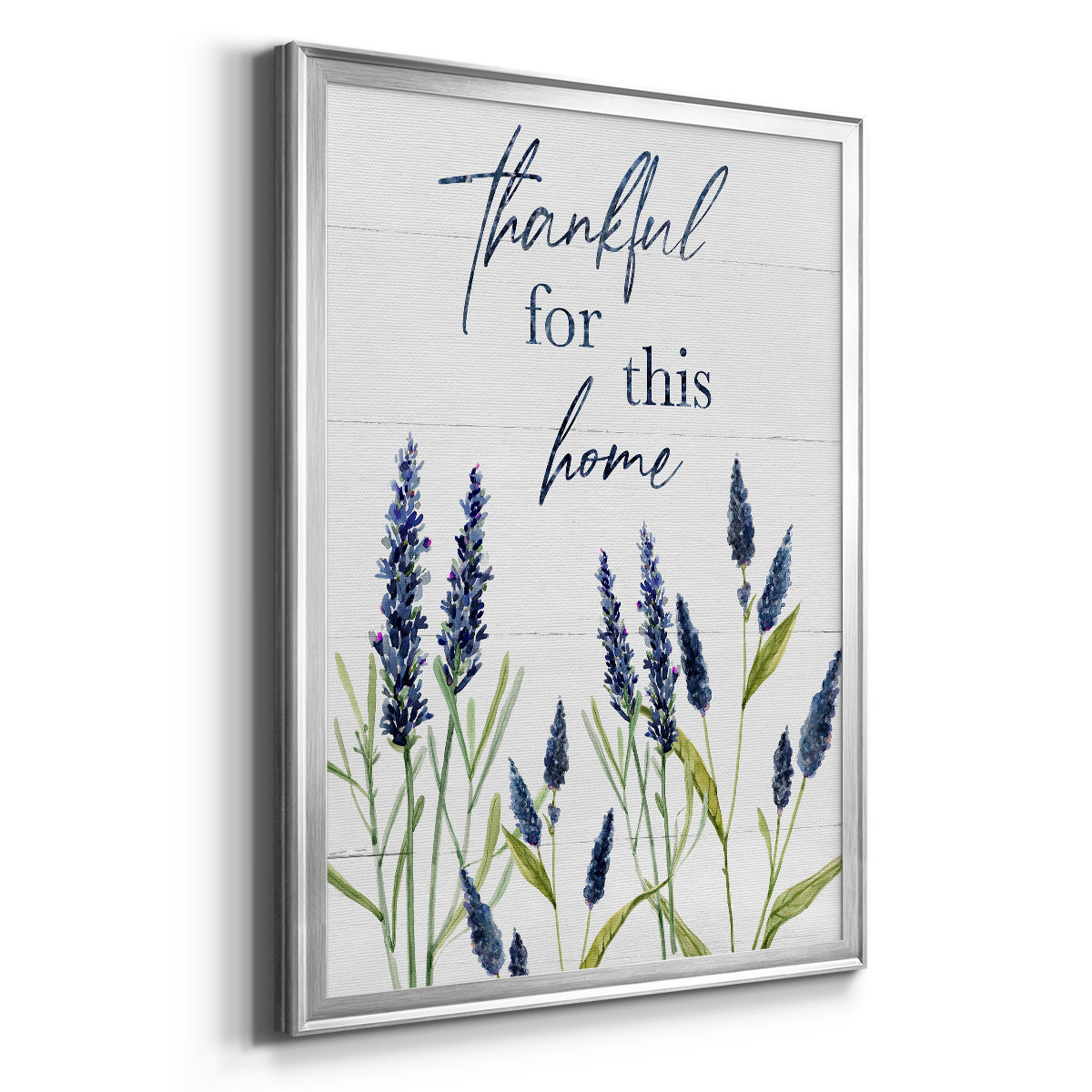 Thankful for this Home - Modern Framed Canvas Print