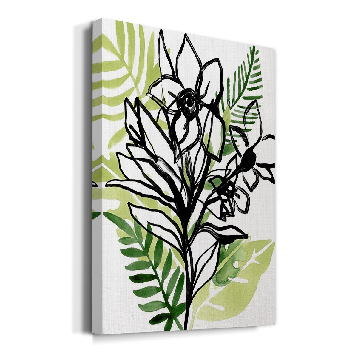 Tropical Sketchbook II - Canvas Art Print