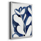 Blue Eucalyptus II - Modern Framed Canvas Print