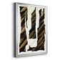 Onyx Obelisks I - Modern Framed Canvas Print