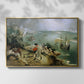Landscape with the Fall of Icarus, c. 1560 - Floater Framed Canvas Print