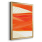 Warm Rays I - Modern Framed Canvas Print