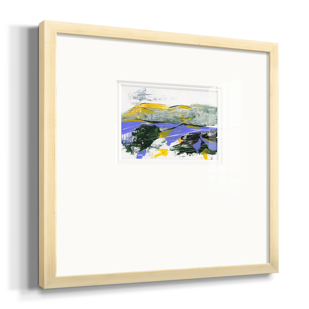 Silent Mountain IV Premium Framed Print Double Matboard