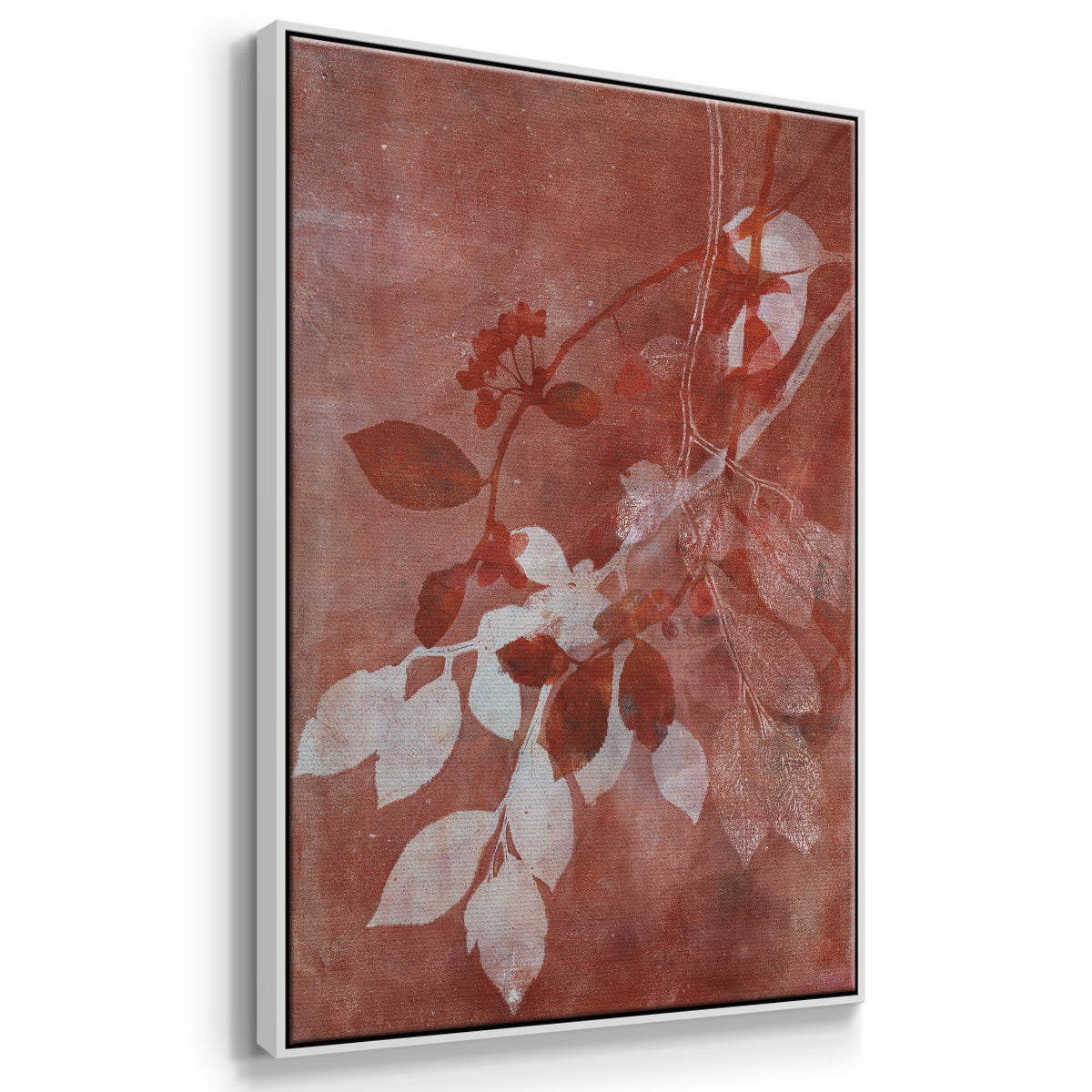 Branching Out XVI - Framed Premium Gallery Wrapped Canvas L Frame - Ready to Hang