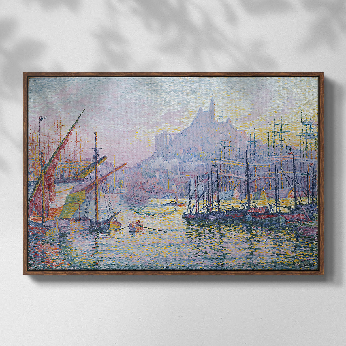 The Port of Marseille, 1905 - Floater Framed Canvas Print
