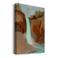 Turquoise Falls I Premium Gallery Wrapped Canvas - Ready to Hang