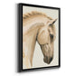 Golden Palomino I - Modern Framed Canvas Print