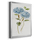 Petite Blue Hydrangea II - Modern Framed Canvas Print