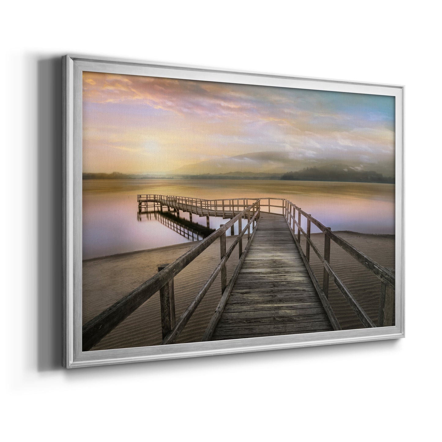 Morning on the Lake Premium Classic Framed Canvas - Ready to Hang