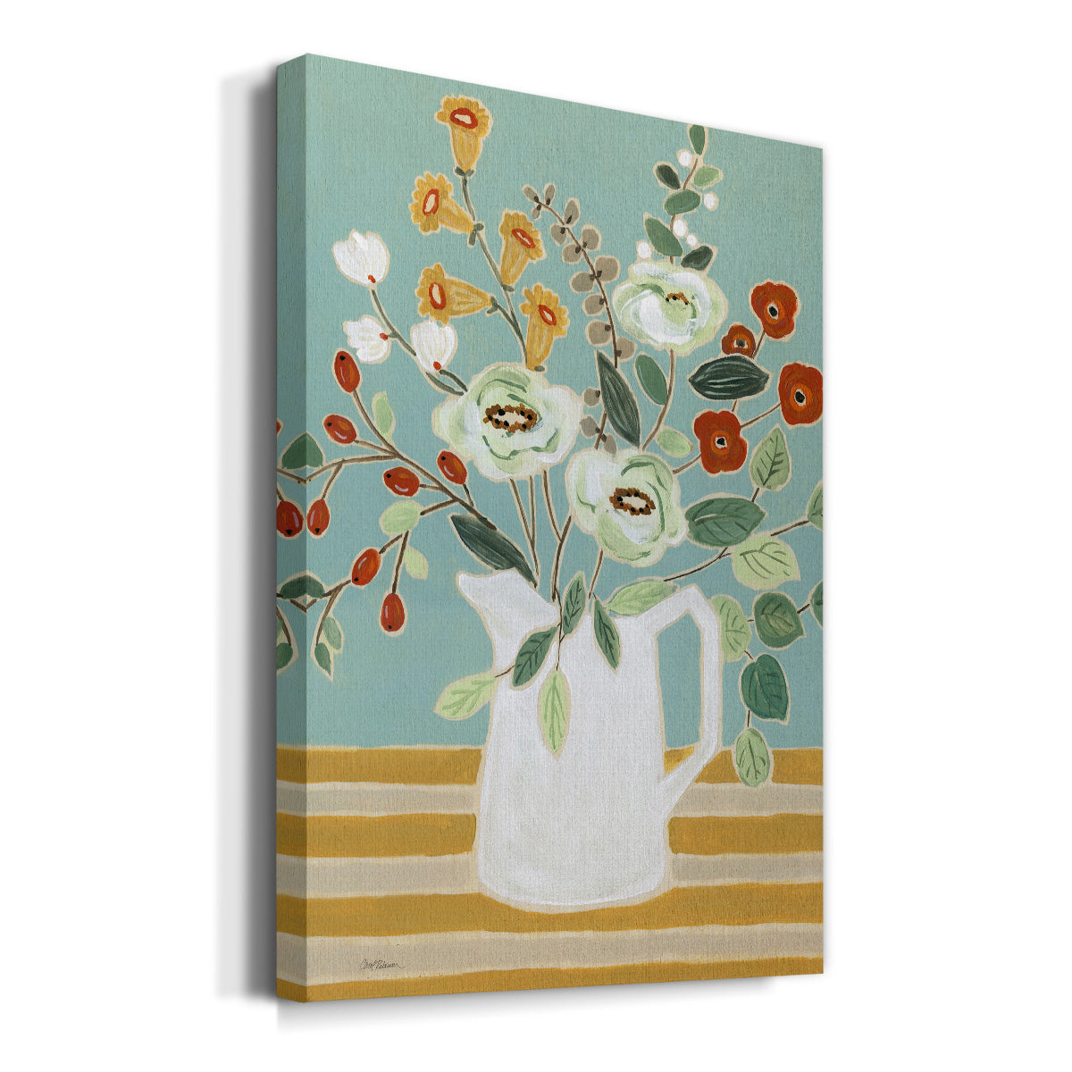 Joyful Blossoms II - Canvas Art Print