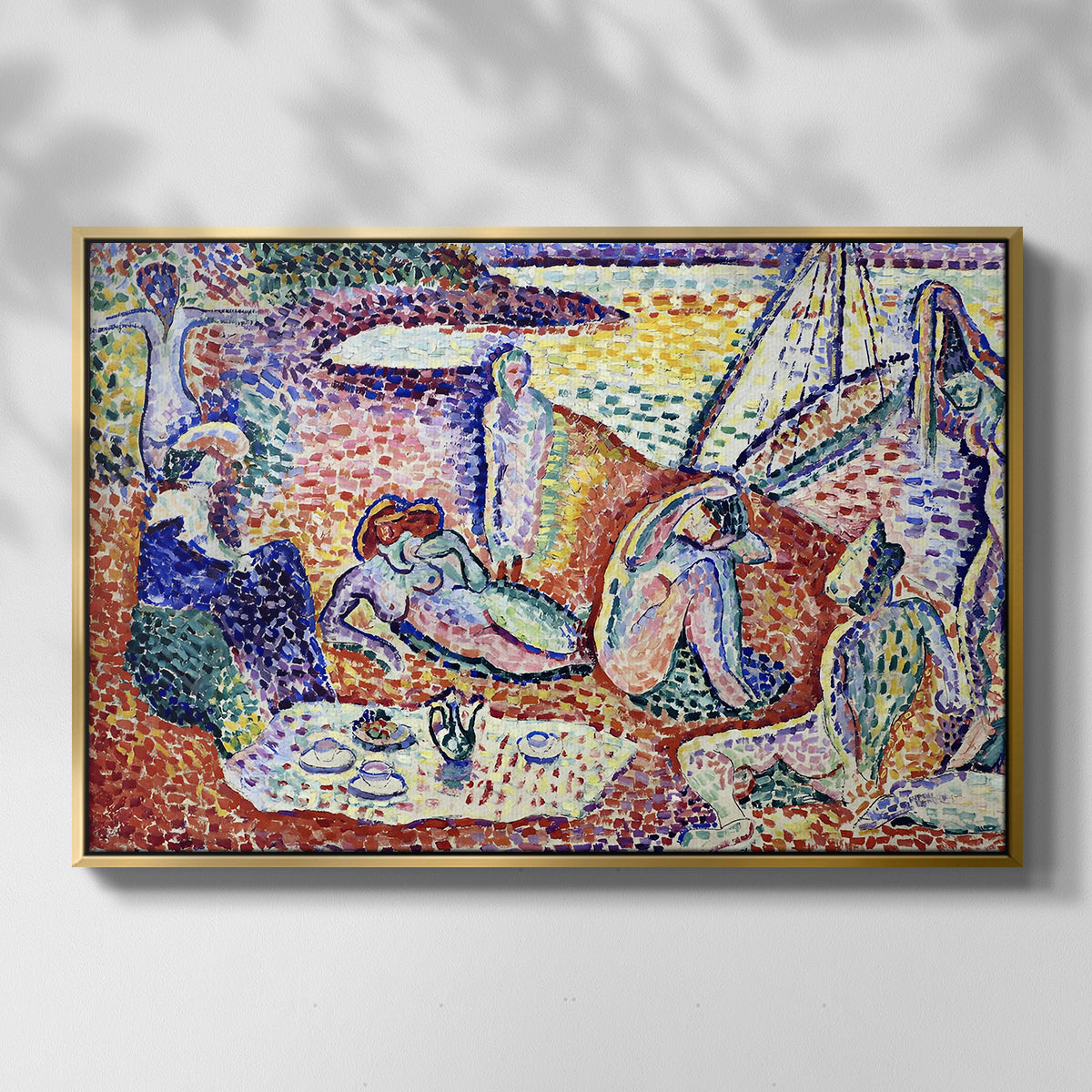 Luxe, Calme et Volupté, 1904 - Floater Framed Canvas Print