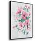 Posy Blooms I - Framed Premium Gallery Wrapped Canvas L Frame 3 Piece Set - Ready to Hang