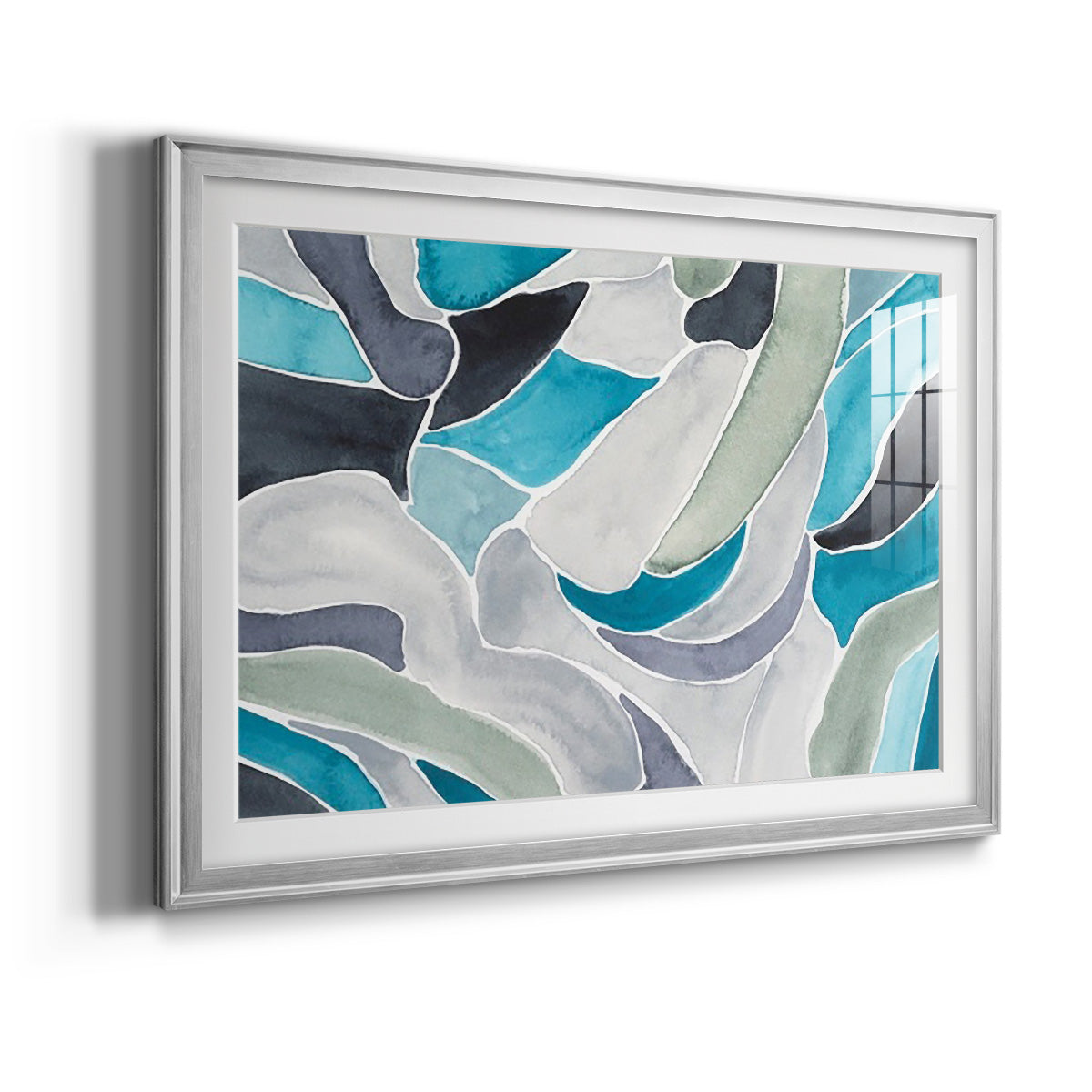 Subtle Billows I - Modern Framed Art Print