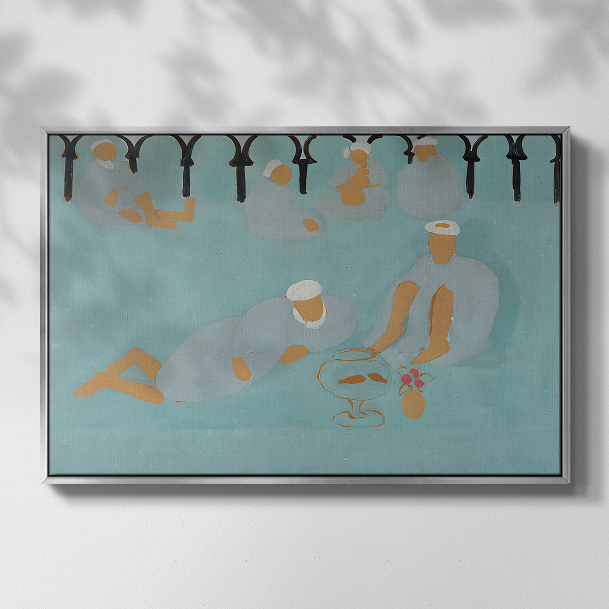 Arab Coffeehouse (Le café Maure), 1913 - Floater Framed Canvas Print