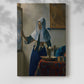 Canvas art print of a calm scene with soft light and simple domestic setting with a soft shadow on a white background.