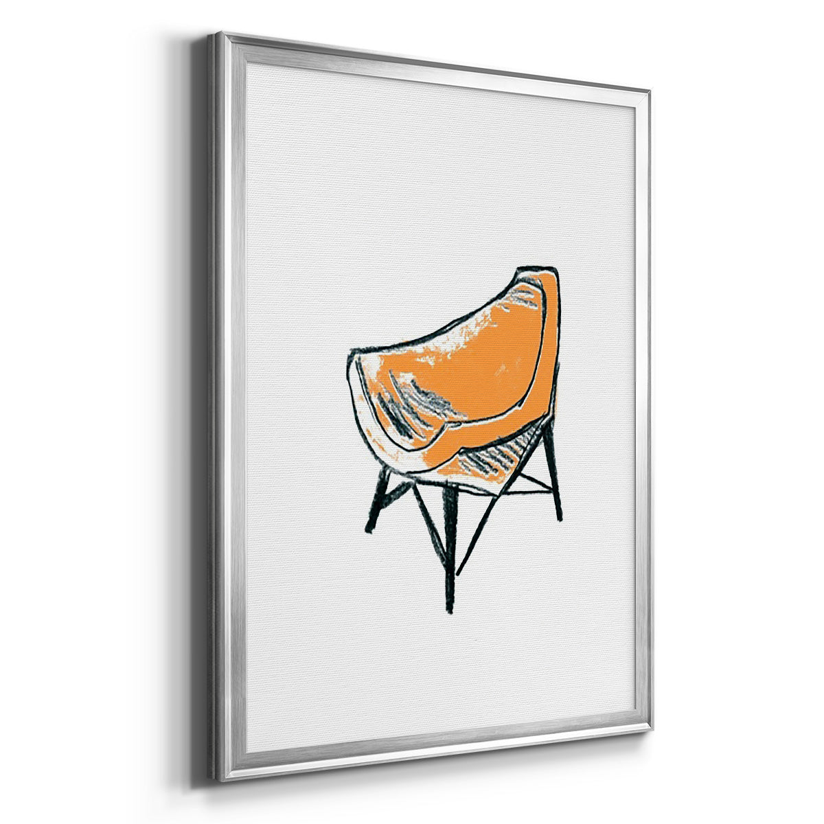 Take a Seat XII - Modern Framed Canvas Print