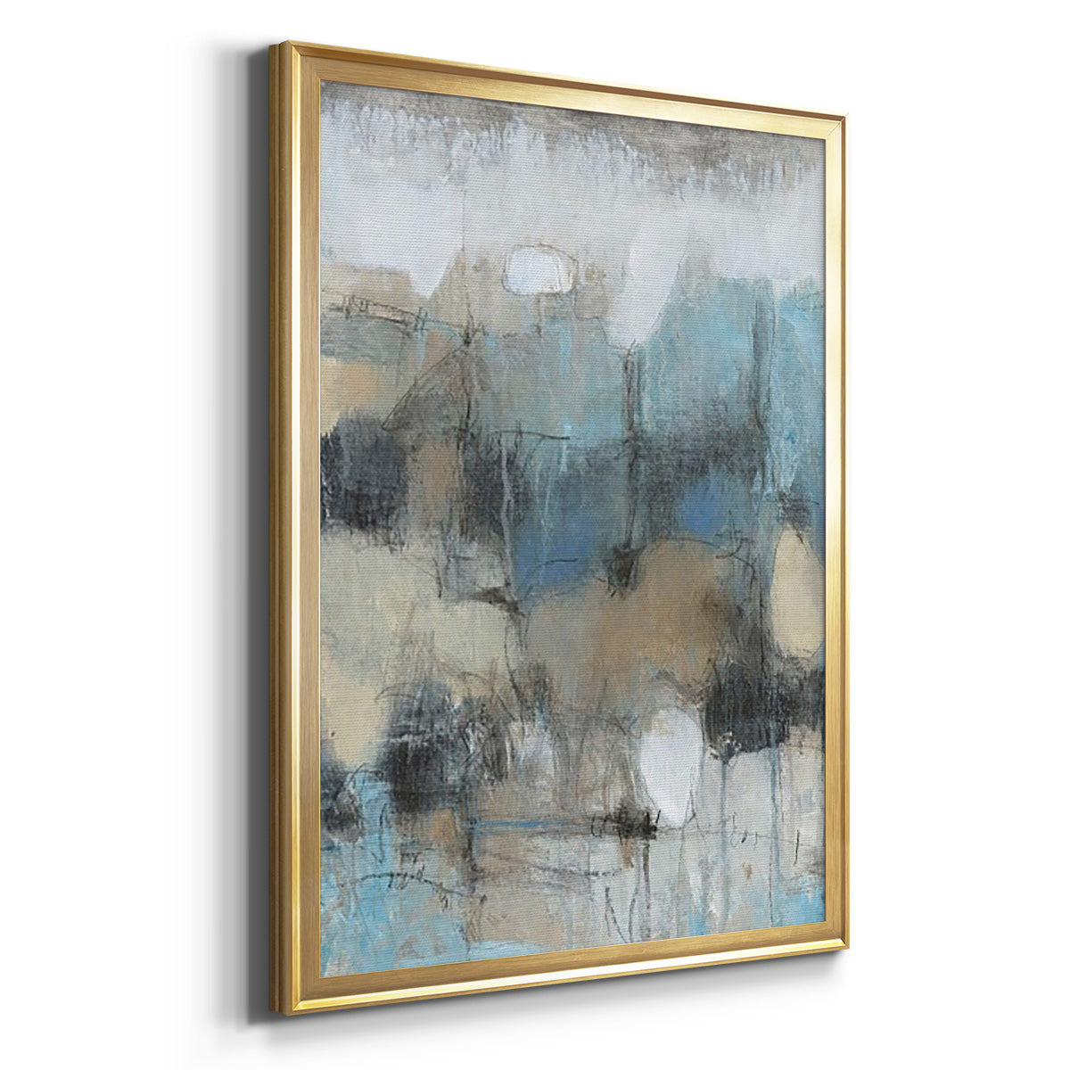 In the Moment II - Modern Framed Canvas Print