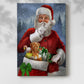 Quiet Santa - Gallery Wrapped Canvas