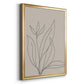Neutral Lines I - Modern Framed Canvas Print