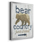 Bear Country - Modern Framed Canvas Print