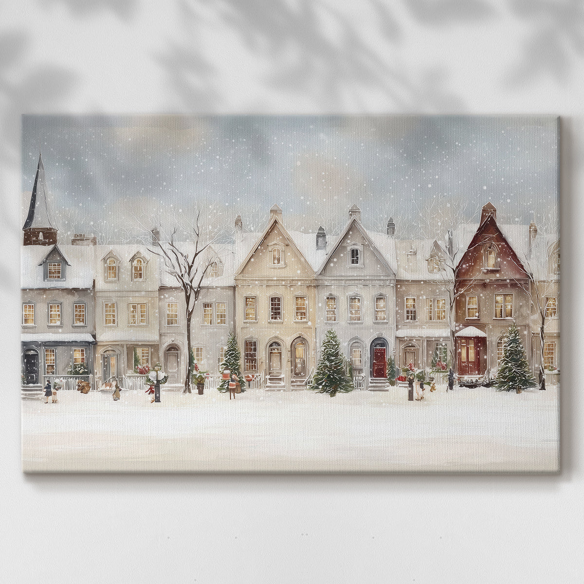 Snowwhite Night Green - Canvas Art Print