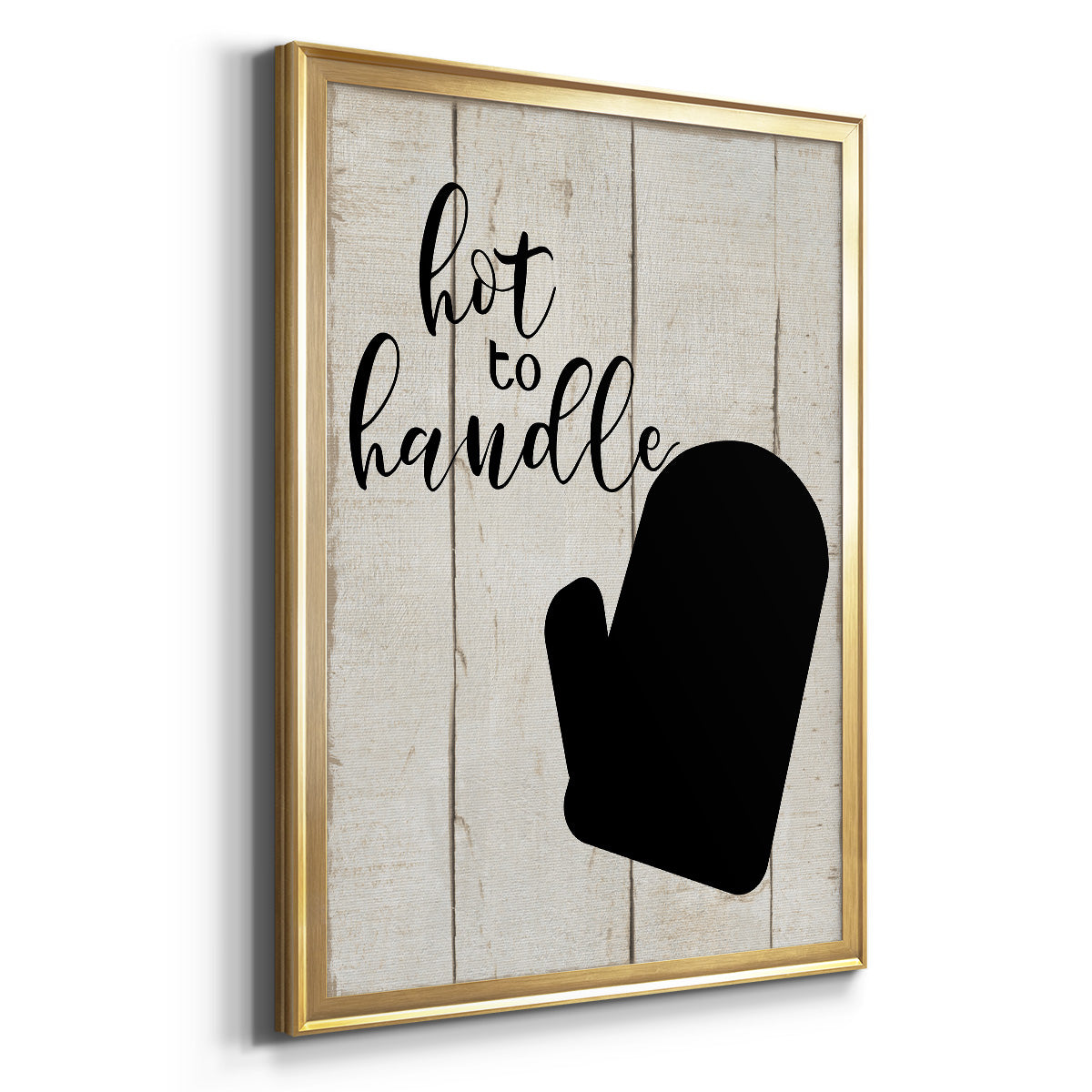 Hot To Handle - Modern Framed Canvas Print