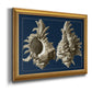 Conch Shells on Navy II Premium Framed Canvas- Ready to Hang