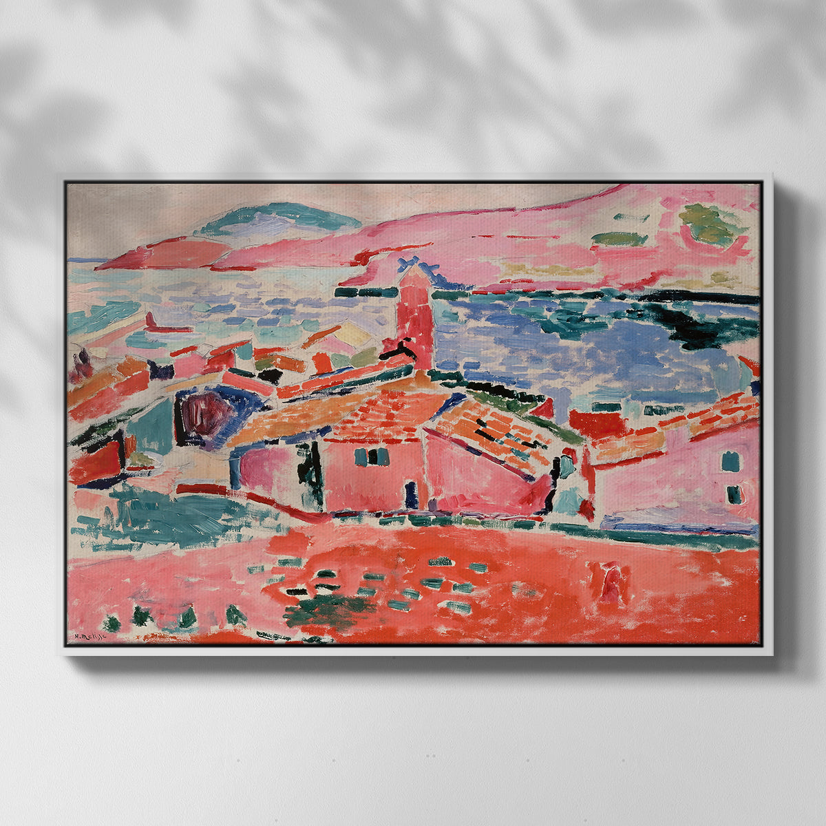 View of Collioure, 1905 - Floater Framed Canvas Print