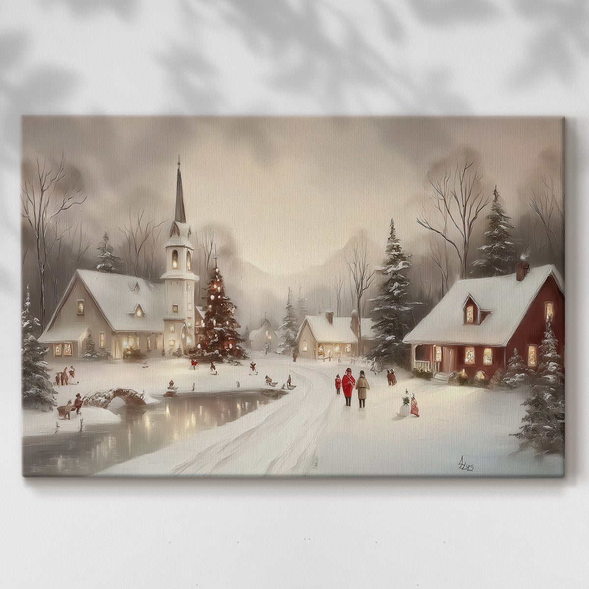 Star of Gilded Serenade - Canvas Art Print