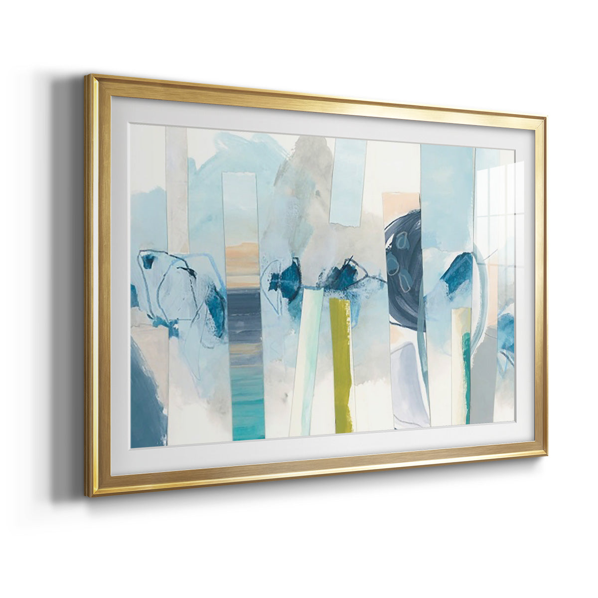 Liquid Strata I Premium Framed Print - Ready to Hang