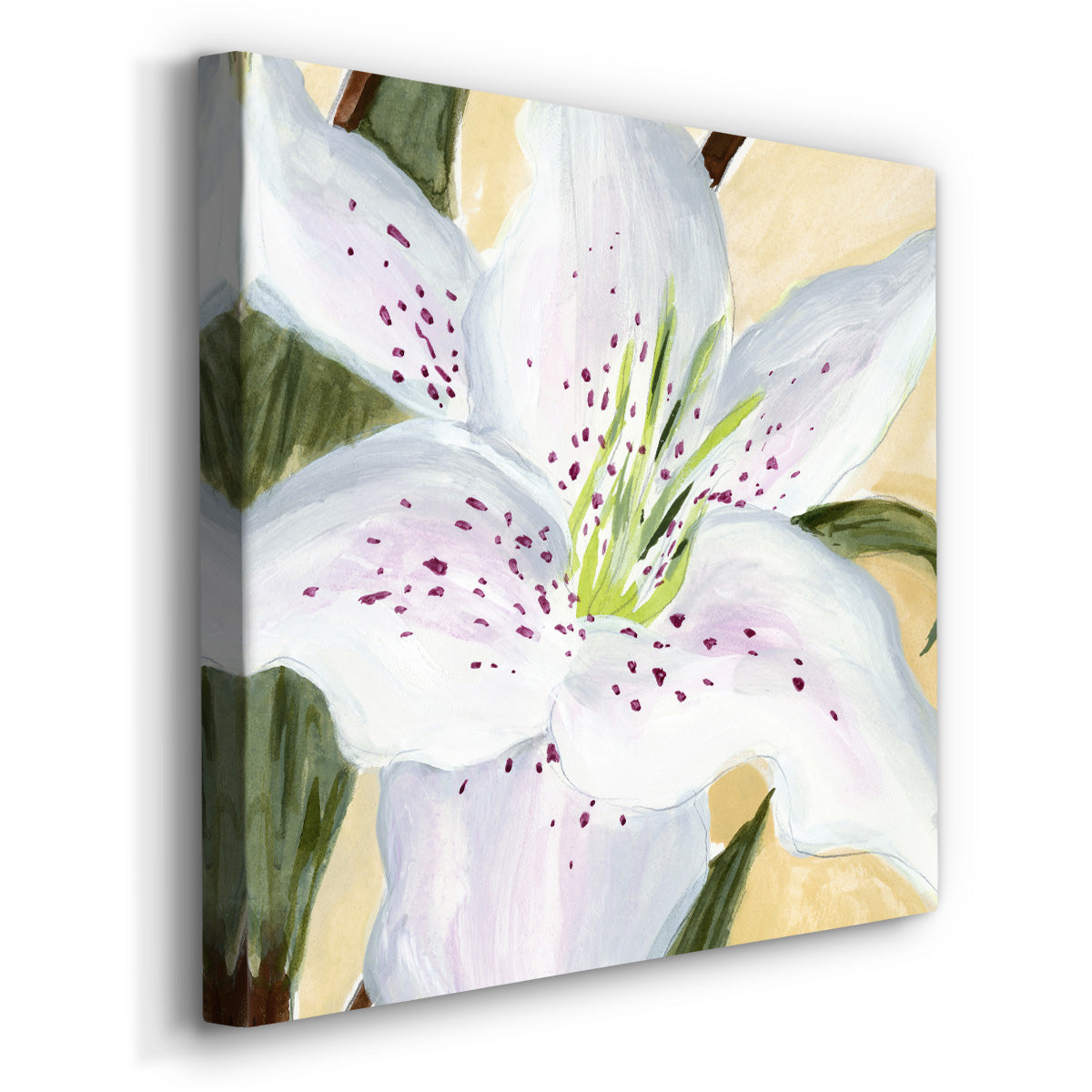 White Lily I-Premium Gallery Wrapped Canvas - Ready to Hang