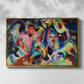 Improvisation. Deluge, 1913 - Floater Framed Canvas Print