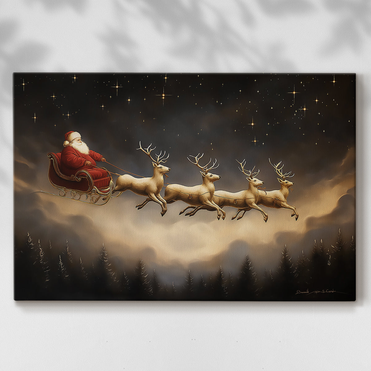 Candlelit Blessing - Canvas Art Print