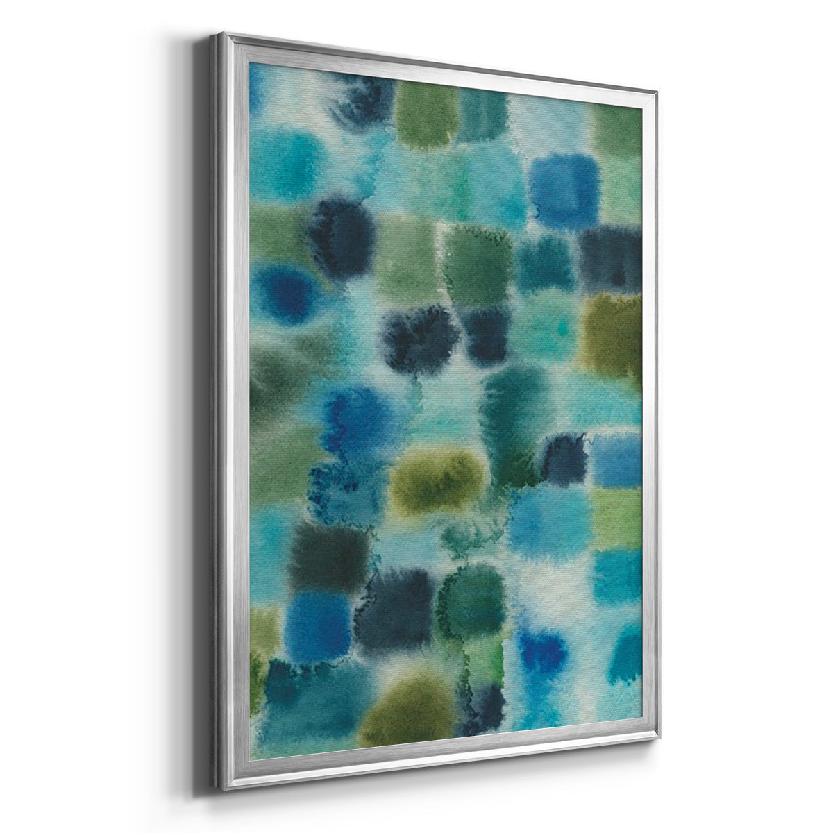 Earthy Plexus II - Modern Framed Canvas Print