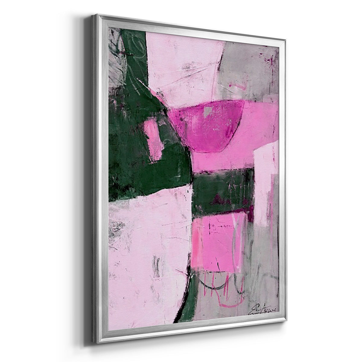 Party Mixer I - Modern Framed Canvas Print