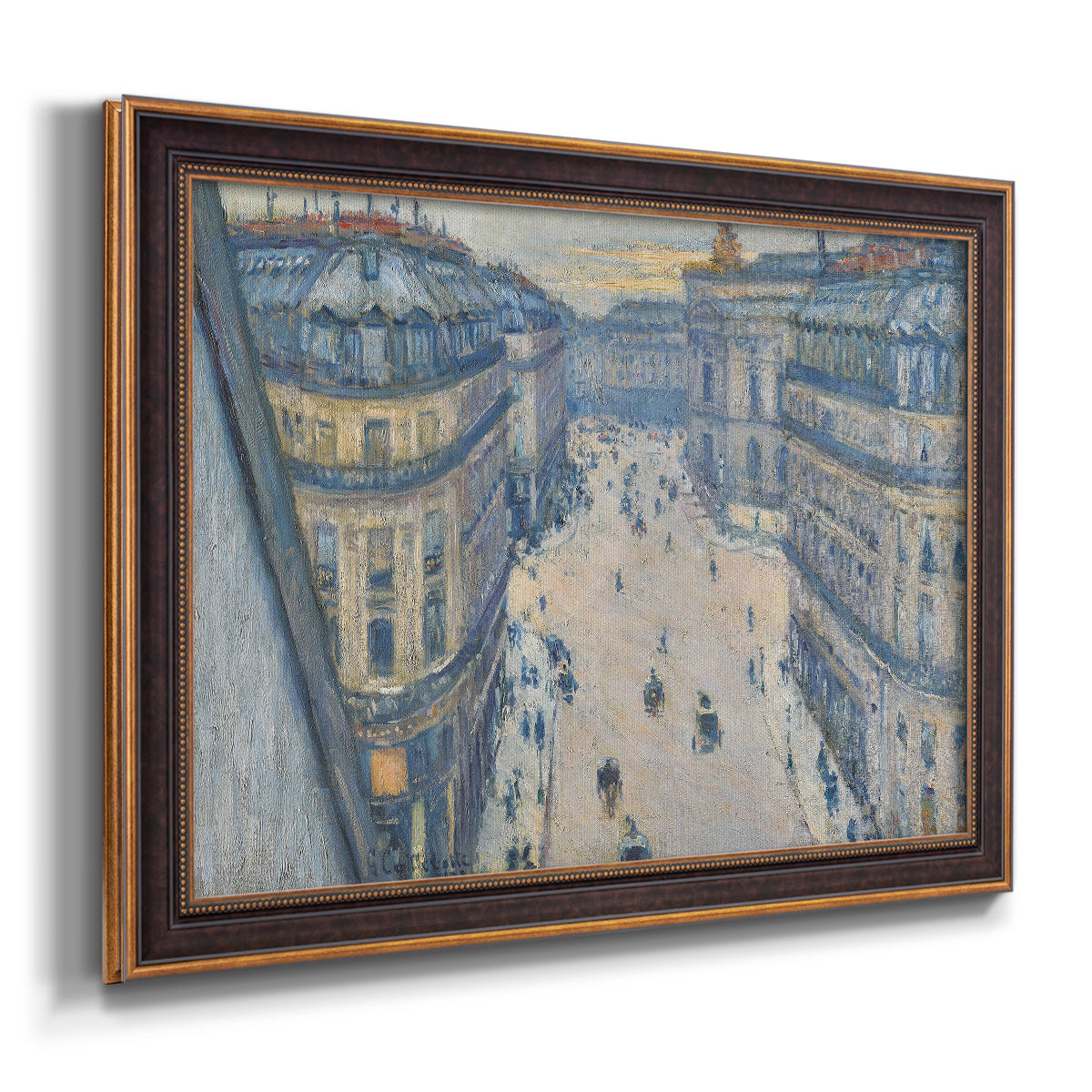 Halévy Street, View from the Seventh Floor - Ornate Framed Canvas Print