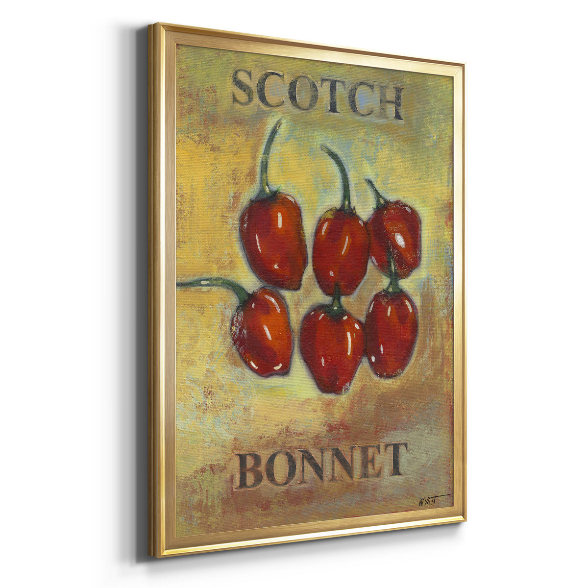 Scotch Bonnet - Modern Framed Canvas Print