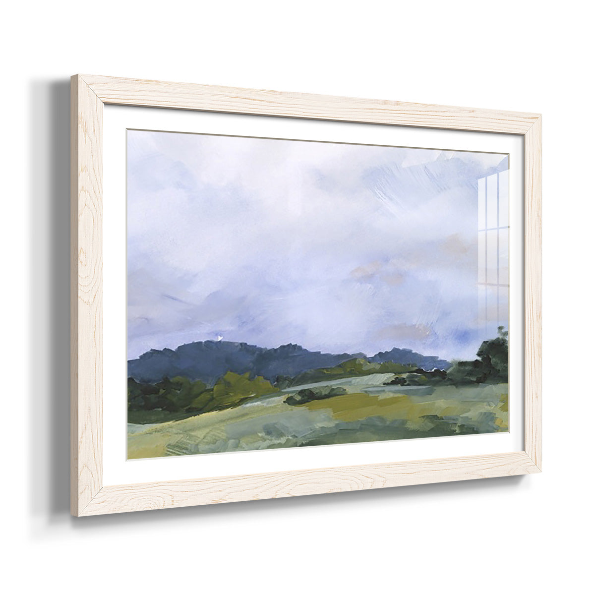 Pastoral Horizons II - Barnwood Framed Art Print