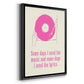 Sweet Melody II - Modern Framed Canvas Print