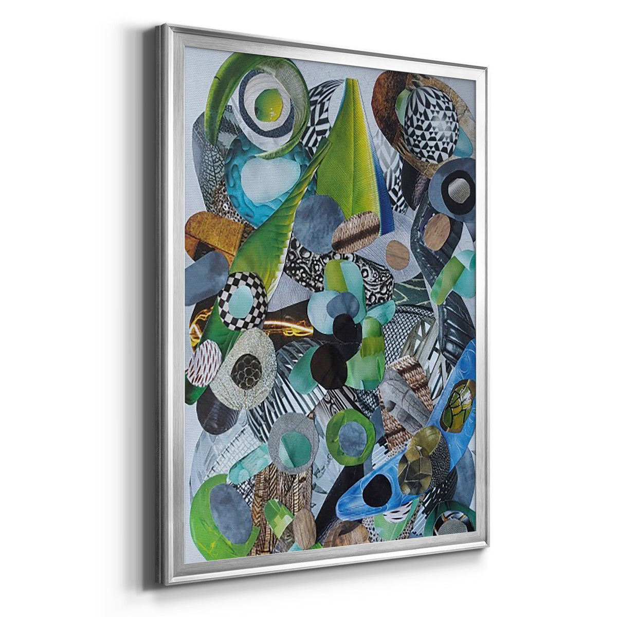 Siesta Beach Glass -  Framed Canvas Print