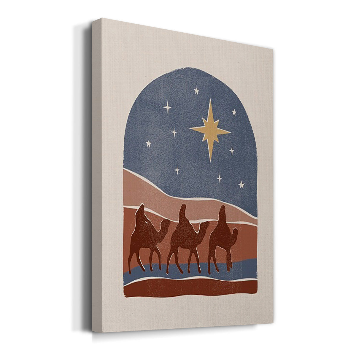 Boho Nativity II Premium Gallery Wrapped Canvas - Ready to Hang