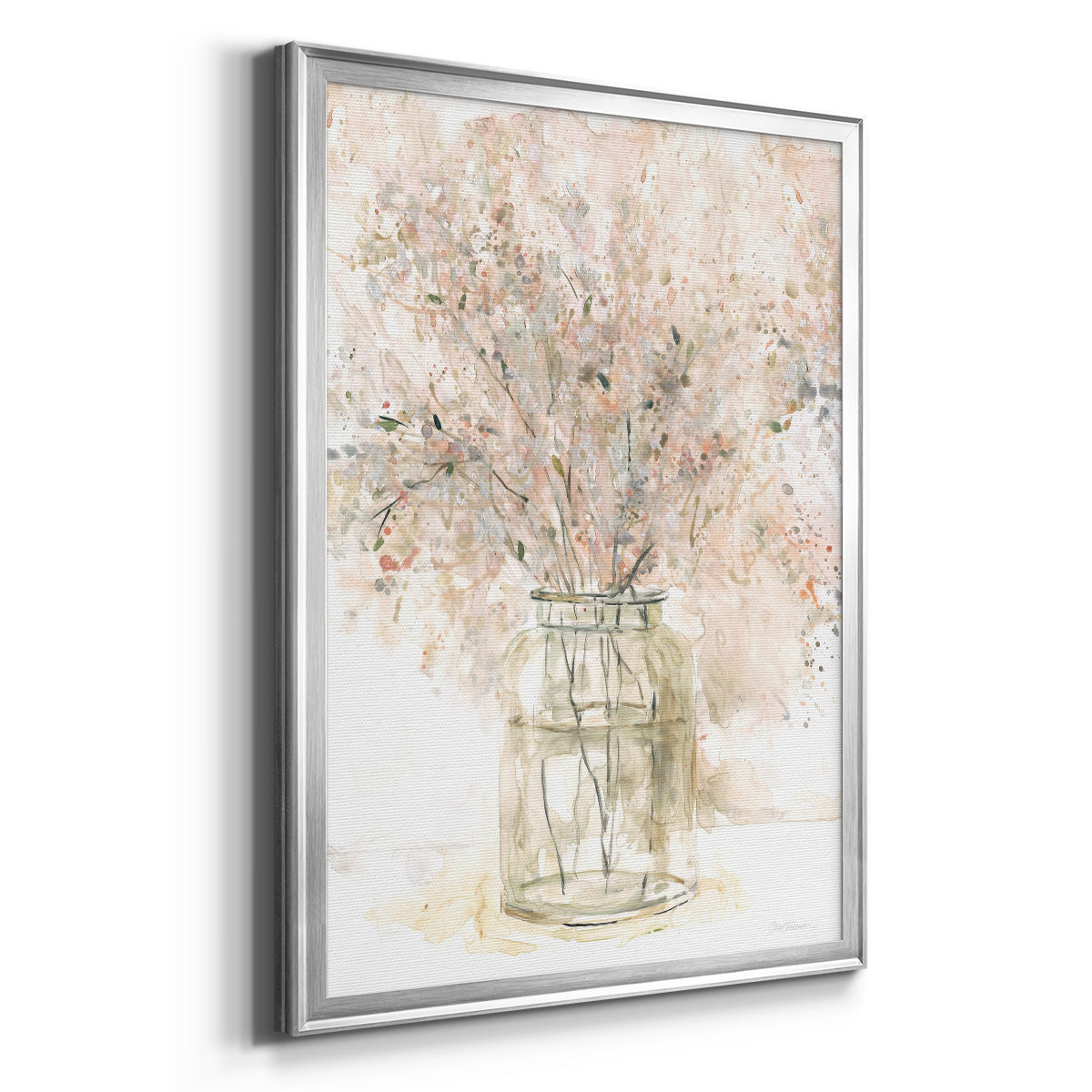 Delicate Arrangement II - Modern Framed Canvas Print
